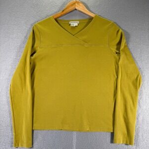 Royal Robbins Long-sleeved Shirt Womens Large Green Outdoor Travel Comfort